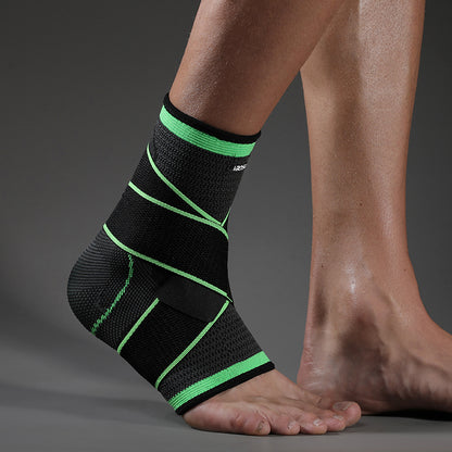 Mangas de compresión de tobillo ajustables: soporte de tobillo cómodo y transpirable