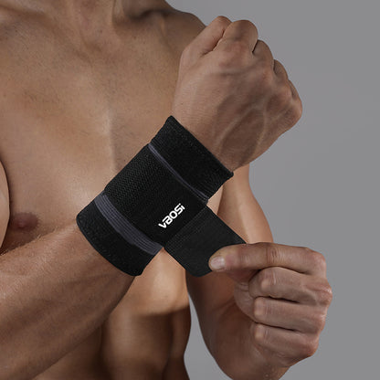 JINGBA SUPPORT 5017 Bracelet en nylon réglable Protège-poignets de sport à pression libre Attelle de poignet à main de compression