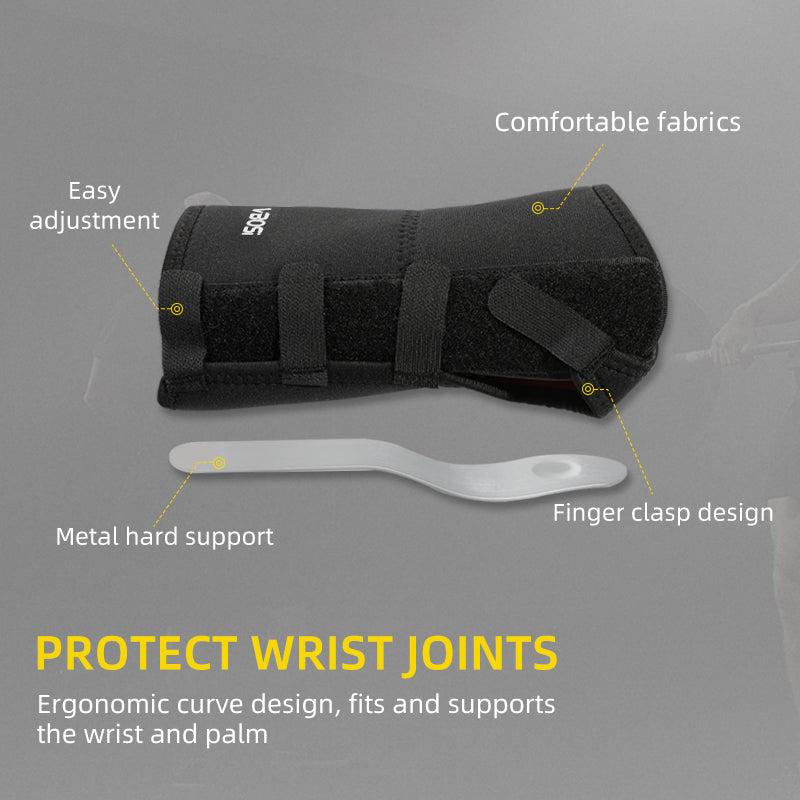 VBOSi 1 Piece Metal Wrist Splint for Tendonitis & Arthritis (Left Hand)