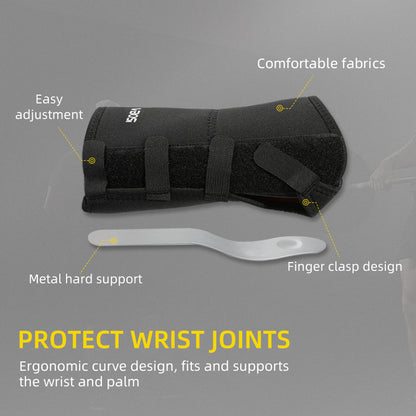 VBOSi 1 Piece Metal Wrist Splint for Tendonitis & Arthritis (Left Hand)