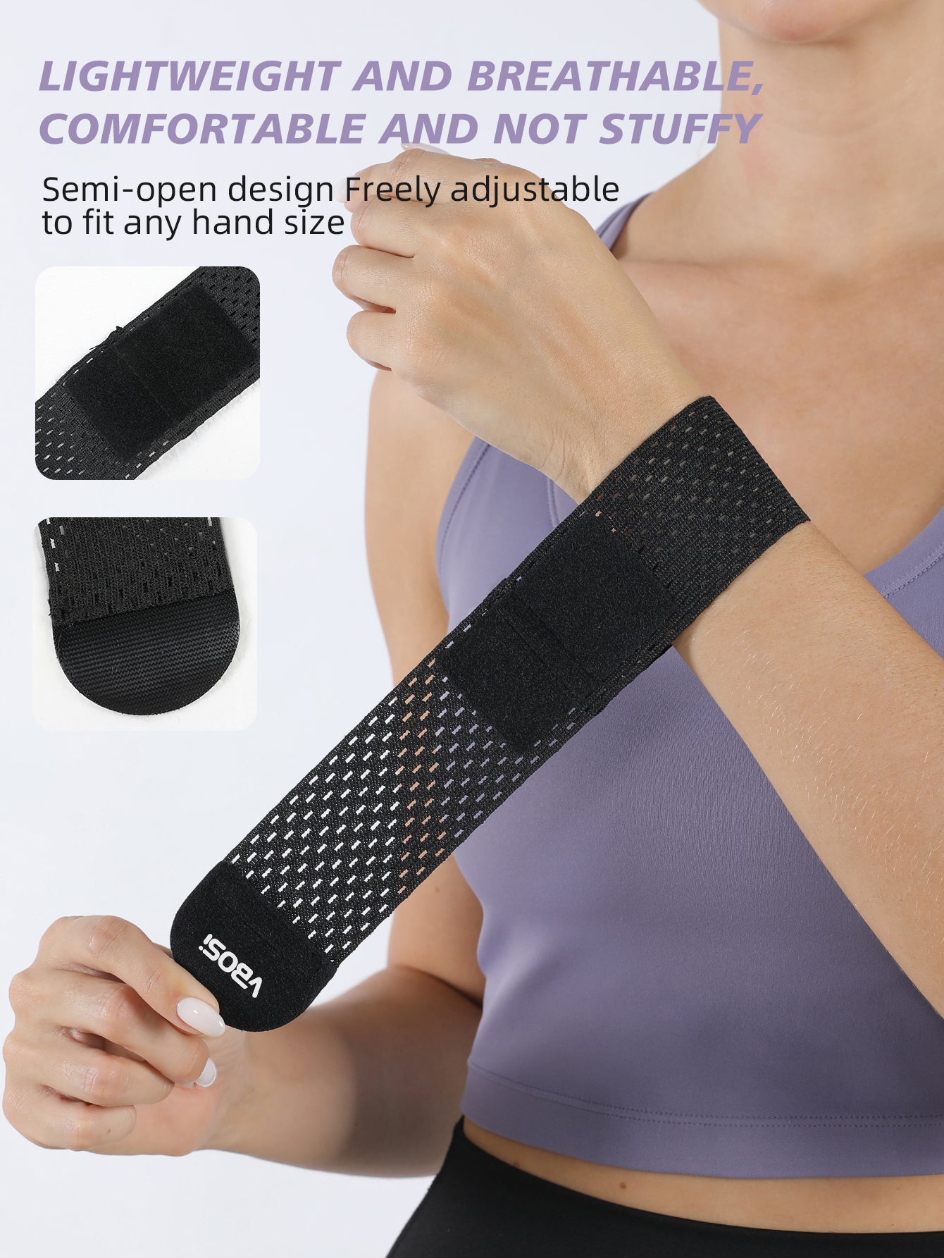 VBOSi 1 Pair Elastic Breathable Wrist Strap