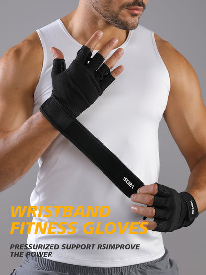 VBOSi Fitness Gloves with Adjustable Strap