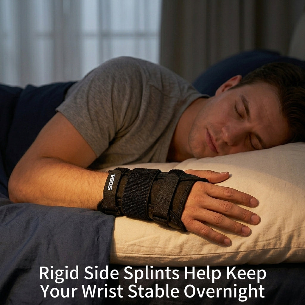 JINGBA SUPPORT 0208 Attelle de poignet en fer métallique Support de poignet pour tendinite Arthrite Soulagement de la douleur