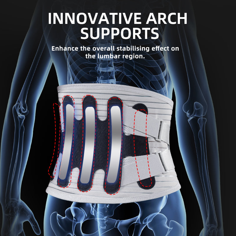VBOSi Lower Back Support Waist Belt with Steel Bars