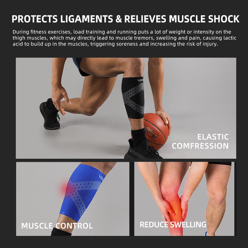 VBOSi 1 Pair Anti Slip Compression Calf Sleeve