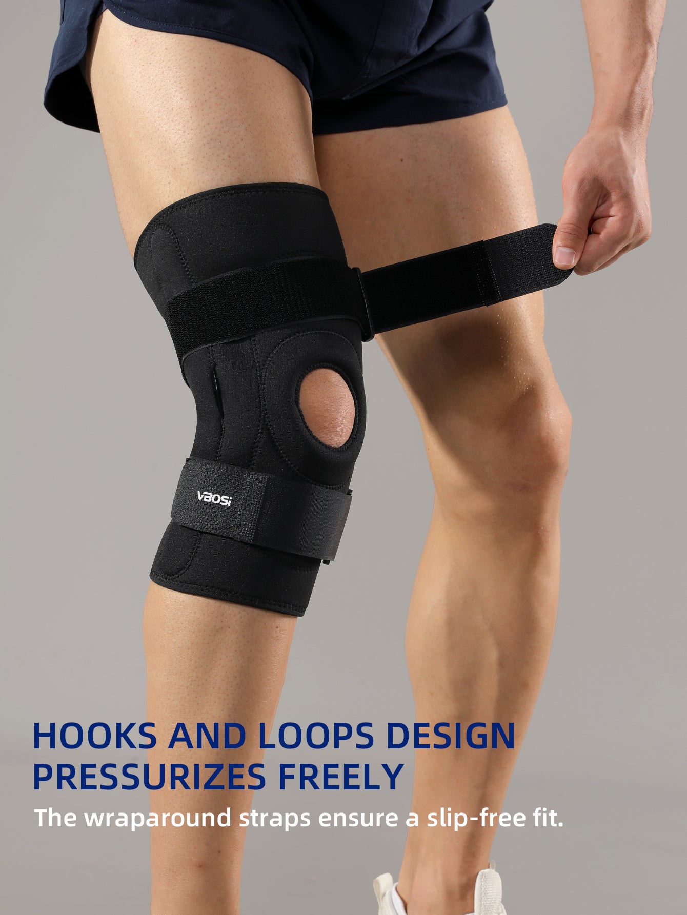VBOSi 1 Piece Adjustable Hinged Knee Brace