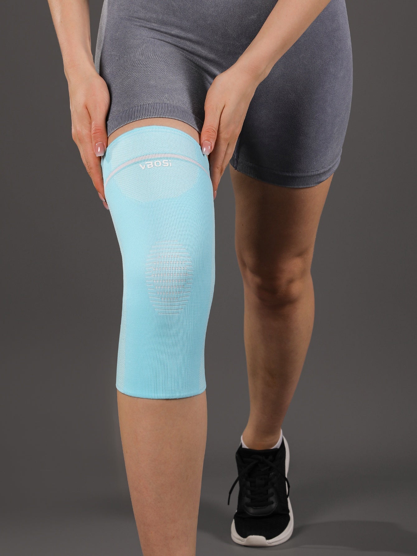 VBOSi 1 Pair Elastic Anti Slip Breathable Knee Sleeve
