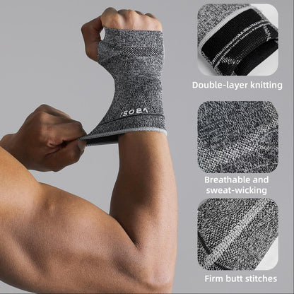 VBOSi 1 Piece Knit Breathable Wrist & Hand Support Sleeve