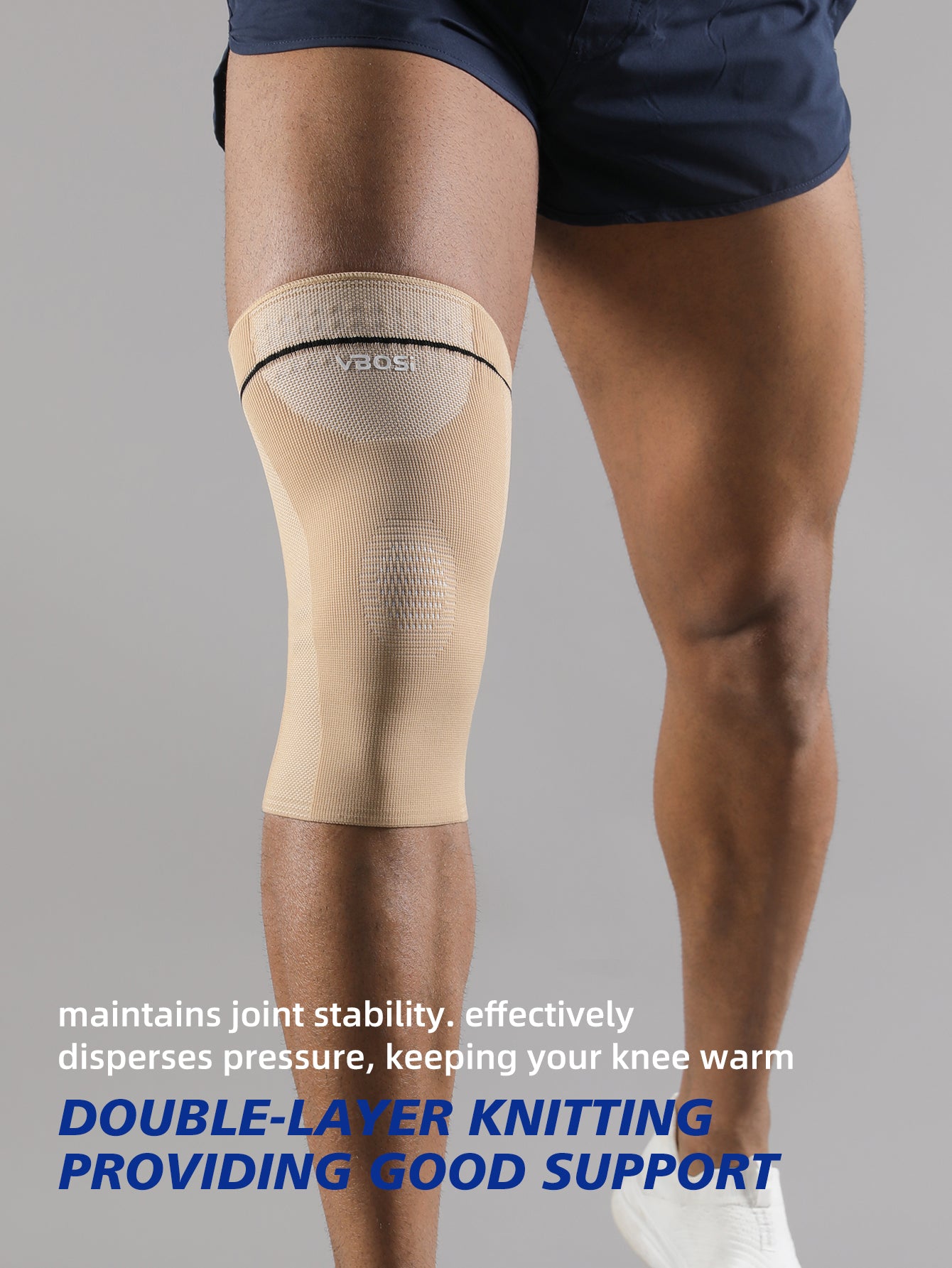 VBOSi 1 Pair Breathable Anti Slip Elastic Knee Sleeve