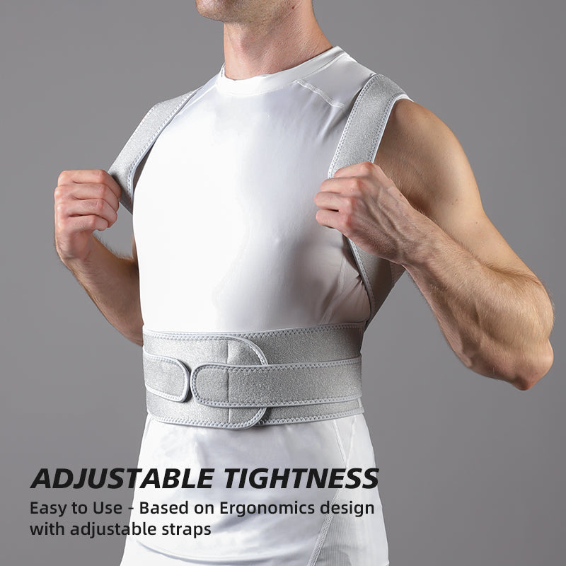 VBOSI Adjustable Back Posture Corrector with Metal Stays