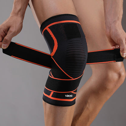 Rodilleras de nailon ajustables - Rodillera de alta compresión para baloncesto