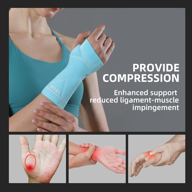 VBOSi 1 Pair Breathable Knit Wrist Palm Sleeve
