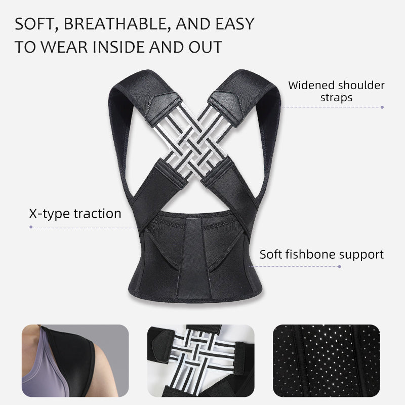 VBOSi Adjustable Back & Shoulder Support Posture Corrector