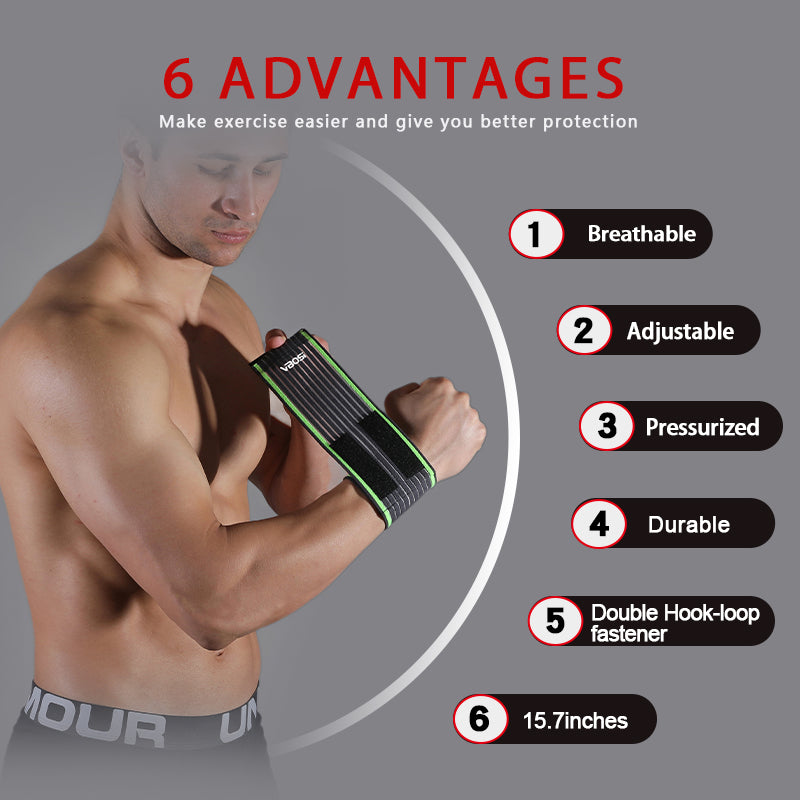 VBOSi 1 Pair Compression Wrist Support Band