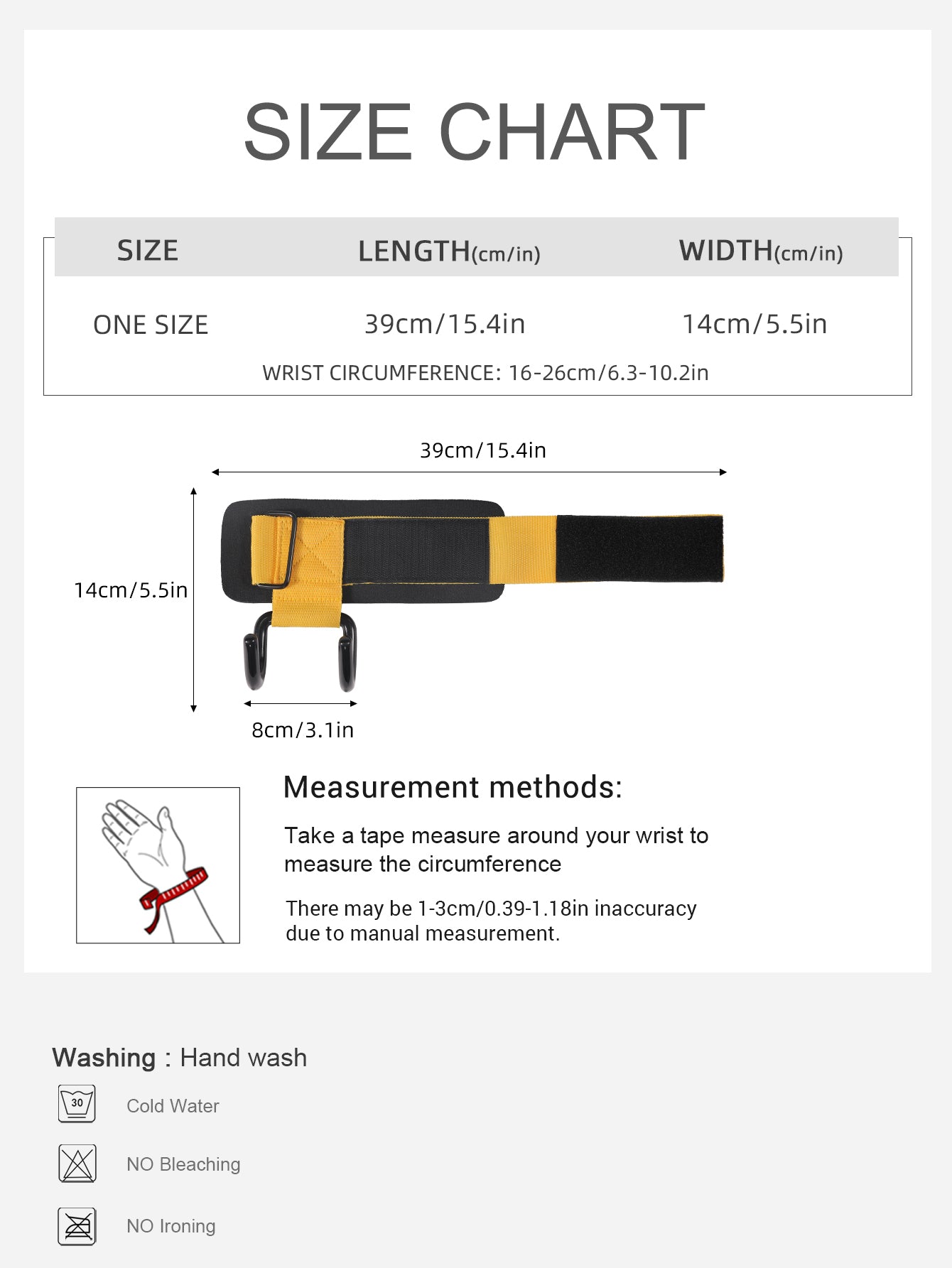 VBOSi Heavy-Duty Lifting Hooks Wrist Support Grip