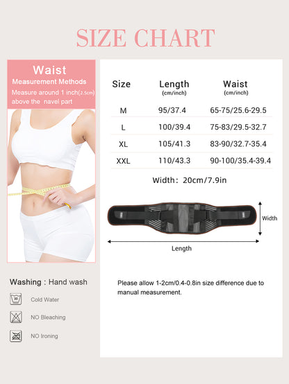 VBOSi Lower Back Support Waist Brace with Steel Bars