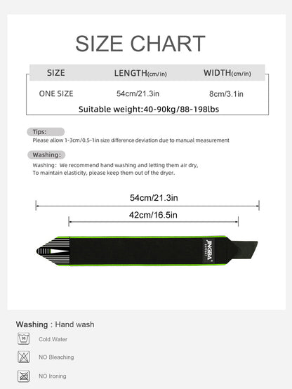 JINGBA SUPPORT 1324 Bandes de poignet de qualité supérieure Sangles de levage Bandes de poignet robustes de qualité professionnelle