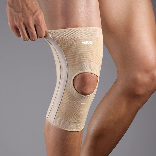 VBOSi 1 Pair Elastic Knee Support Sleeve with Stabilizer
