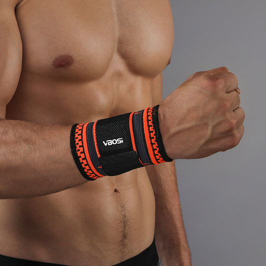 JINGBA SUPPORT 5017 Bracelet en nylon réglable Protège-poignets de sport à pression libre Attelle de poignet à main de compression
