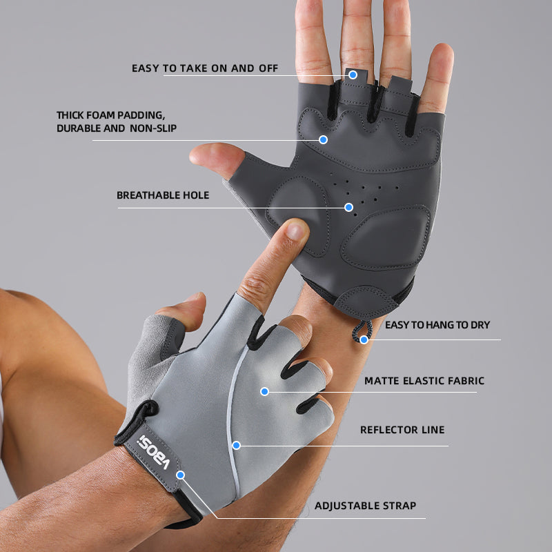 VBOSI Breathable Shock-Absorbing Fitness Gloves