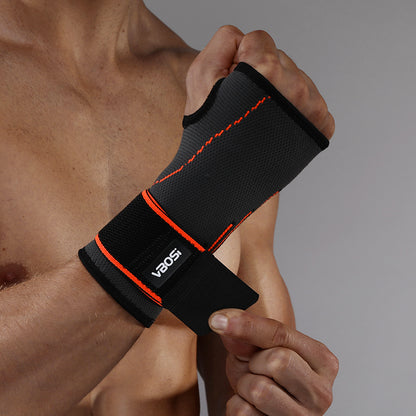 JINGBASUPPORT 0127B attelle de poignet de levage réglable en Nylon sport protecteur pouce soutien paume élastique orthèse bracelets