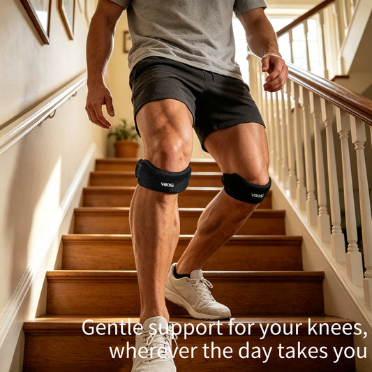 Correa de rodilla de neopreno ajustable para aliviar el dolor - Rodillera deportiva
