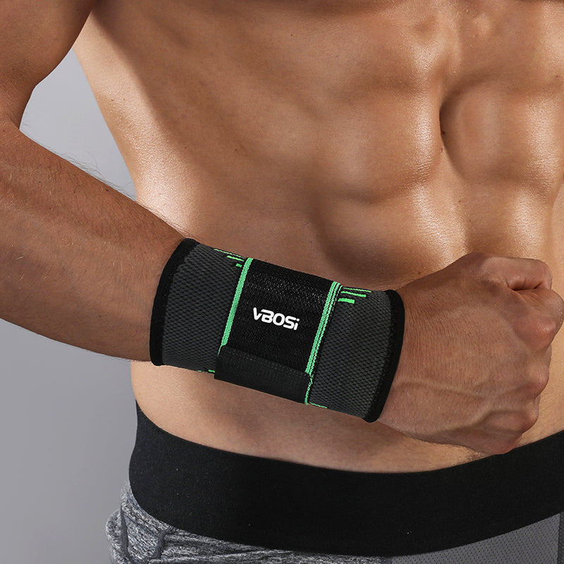 VBOSi 1 Pair Compression Wrist Sleeve with Straps