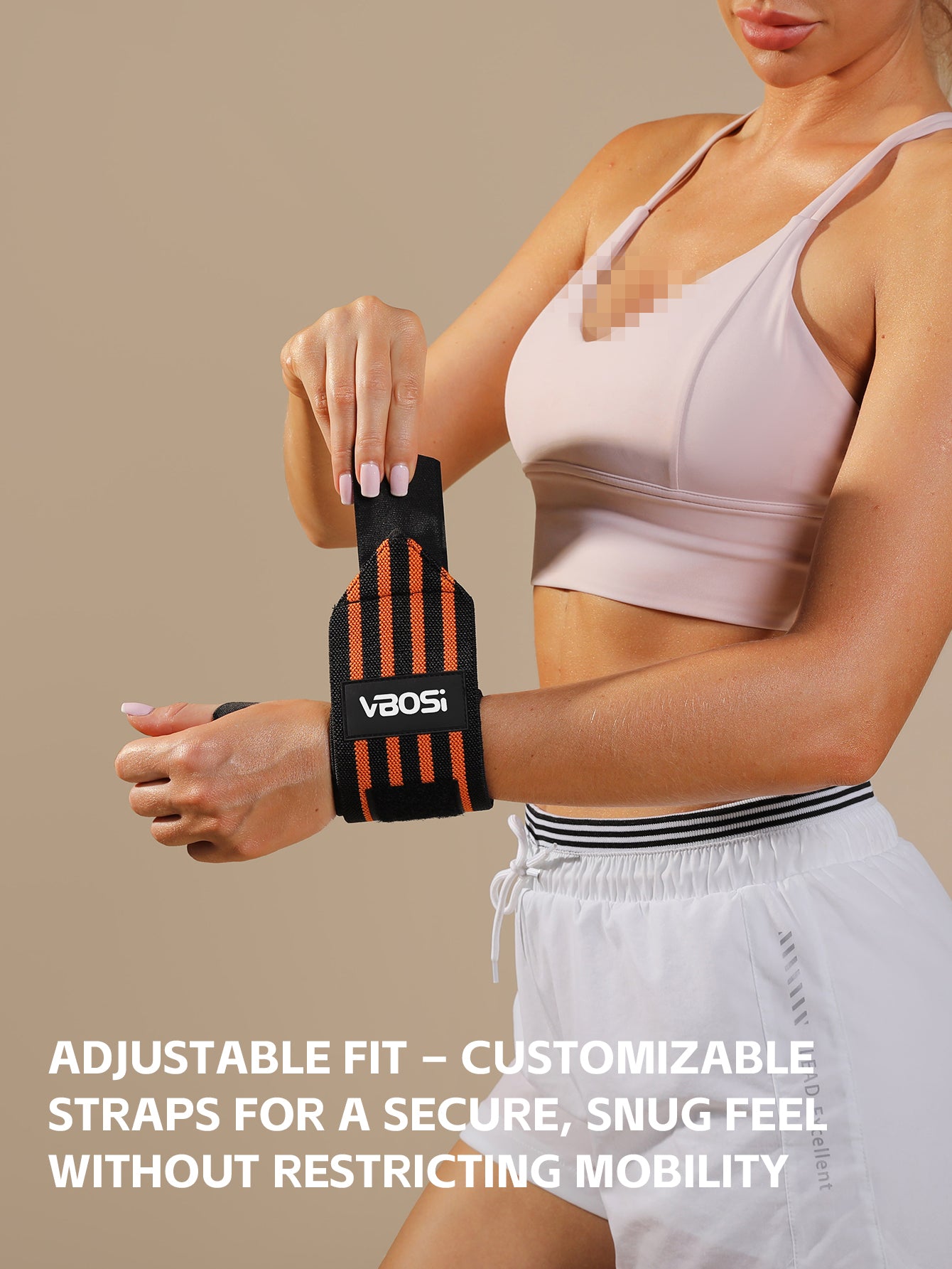 VBOSi 1 Pair Elastic Wrist Support Band