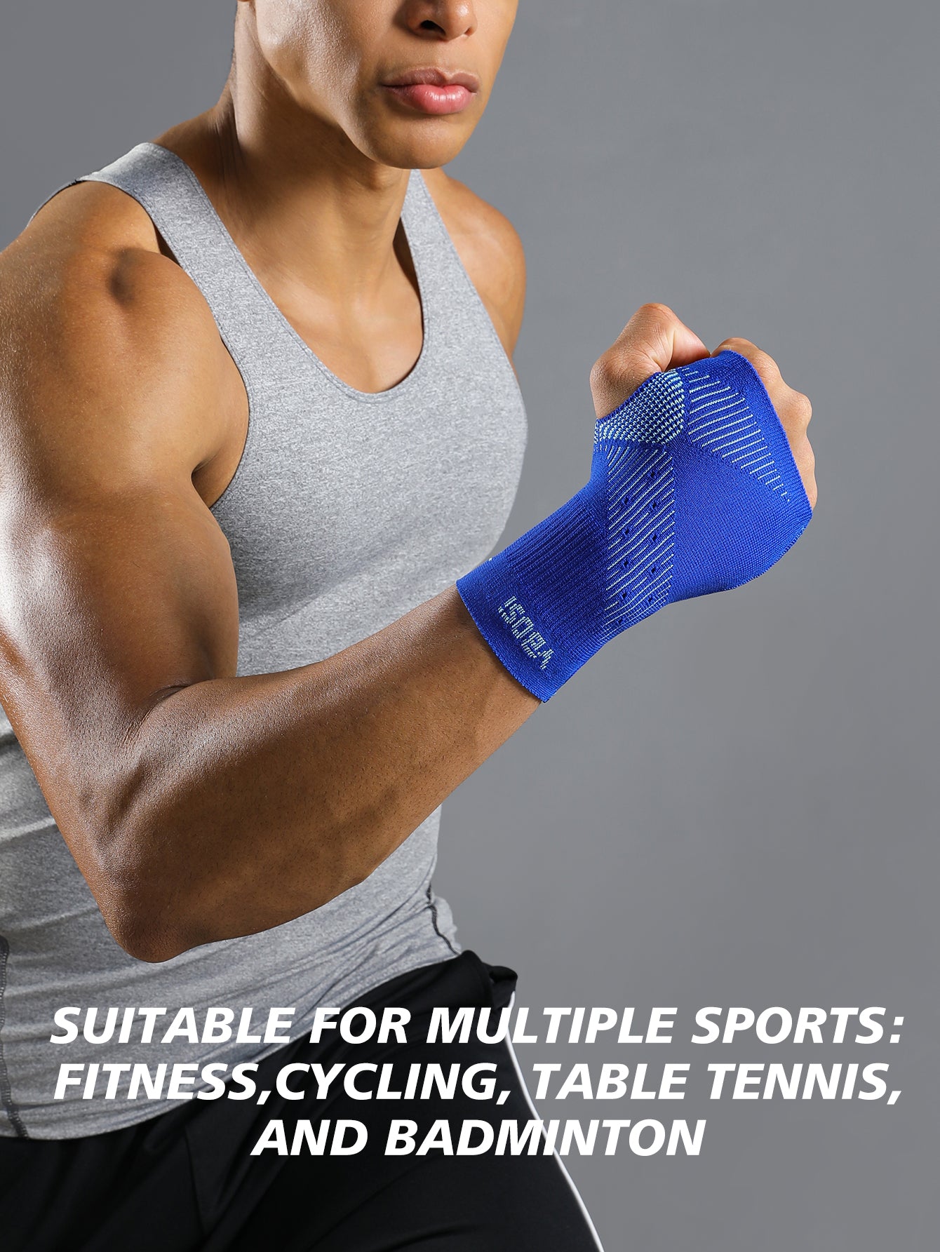 VBOSi 1 Pair Compression Elastic Wrist Palm Sleeve