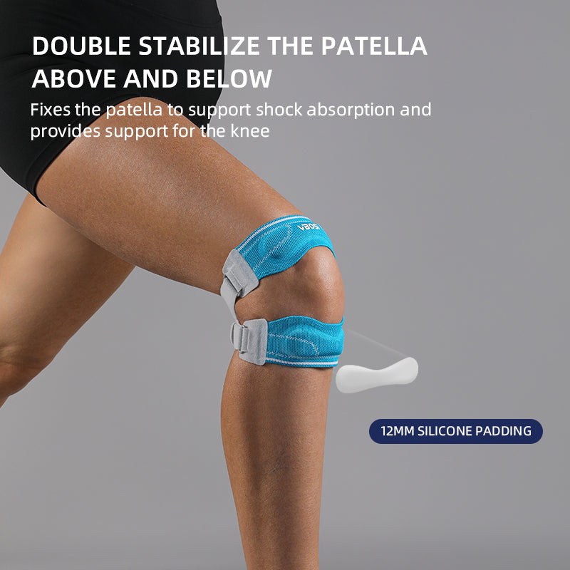 VBOSi 1 Piece Knee Support Silicone Shock Absorption Brace