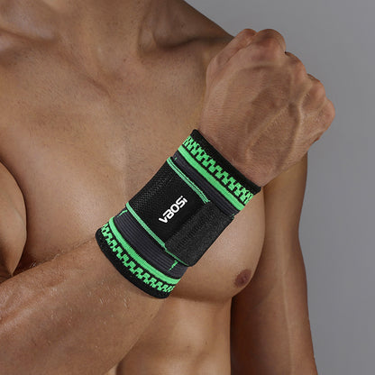 JINGBA SUPPORT 5017 Bracelet en nylon réglable Protège-poignets de sport à pression libre Attelle de poignet à main de compression