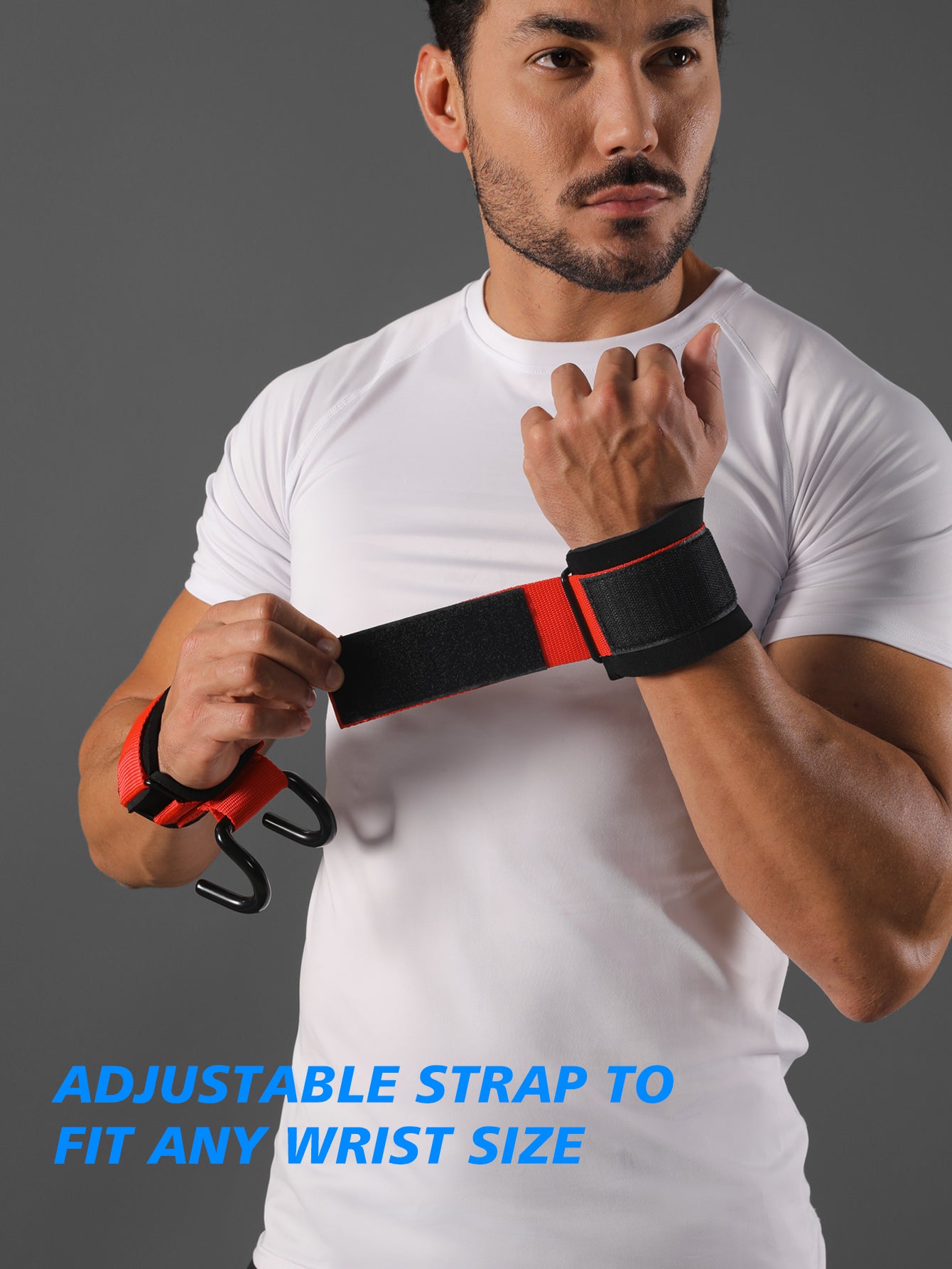 VBOSi Heavy-Duty Lifting Hooks Wrist Support Grip