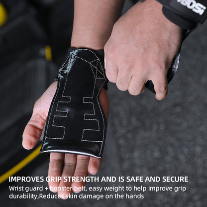 VBOSI Lifting Grip Gloves with Anti-Slip Palm and Wrist Strap