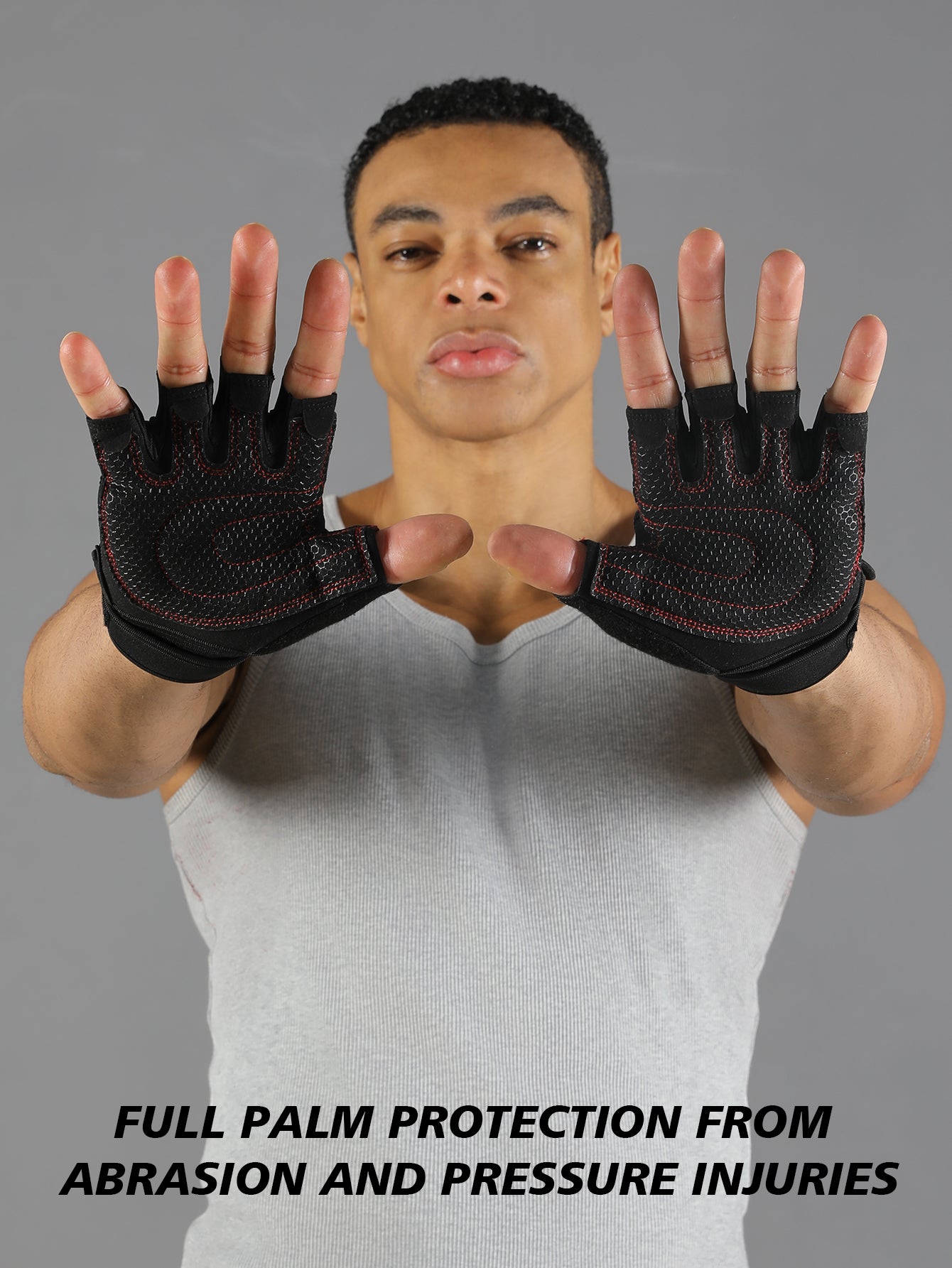 VBOSi Anti-Slip Adjustable Sports Gloves