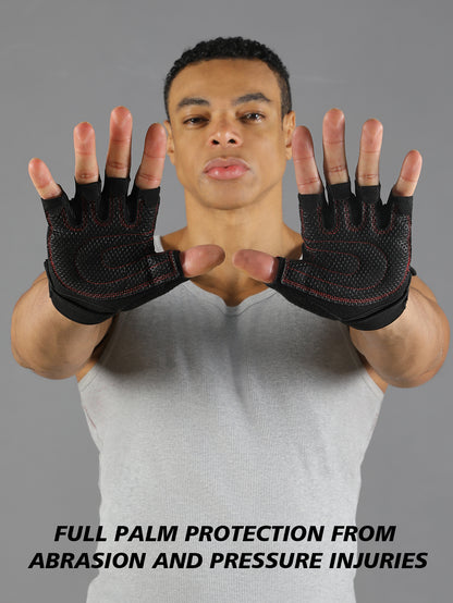VBOSi Anti-Slip Adjustable Fitness Gloves