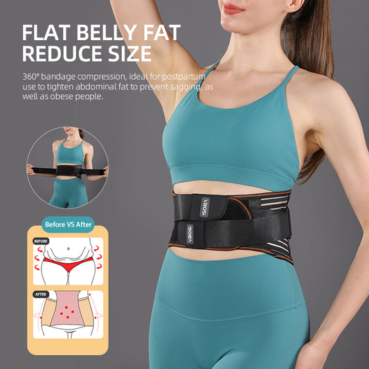 VBOSi Lower Back Support Waist Brace with Steel Bars