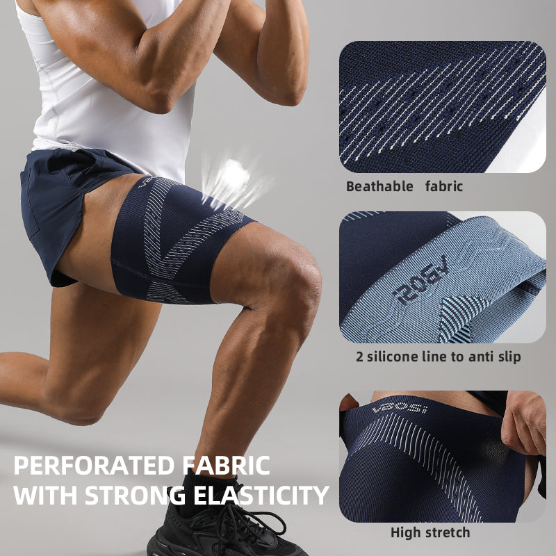 VBOSi 1 Pair Anti Slip Compression Thigh Sleeve
