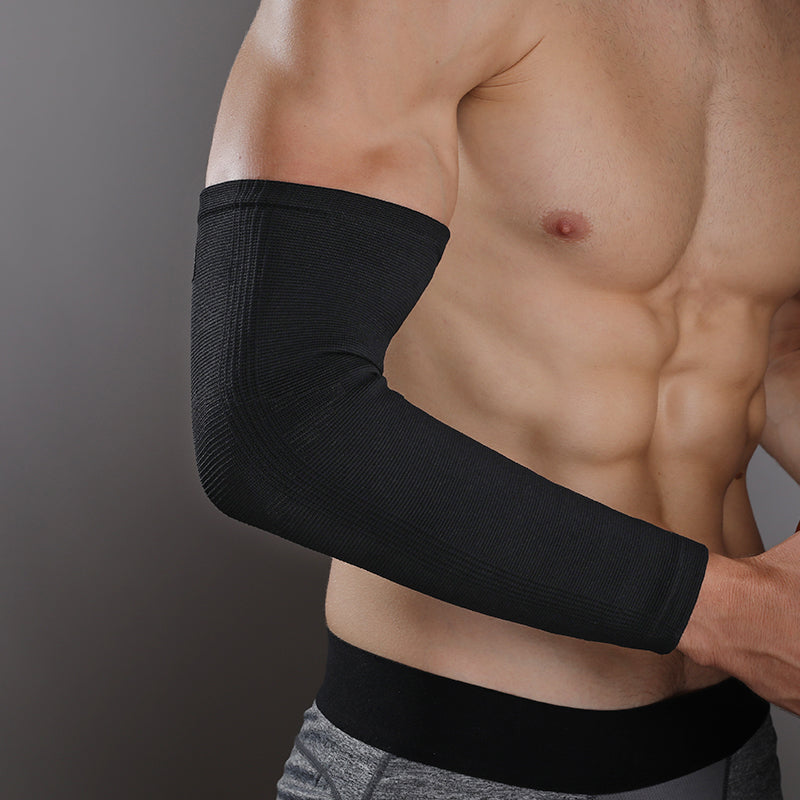 VBOSi 1 Pair Long Elastic Elbow Support Sleeve