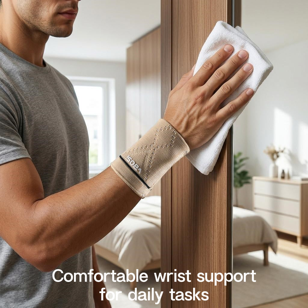 VBOSi 1 Pair Ventilated Knit Wrist Sleeve