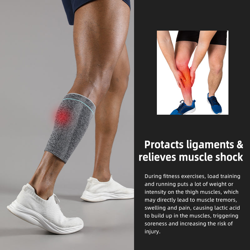 VBOSi Breathable Calf Sleeve with Anti-Slip Silicone
