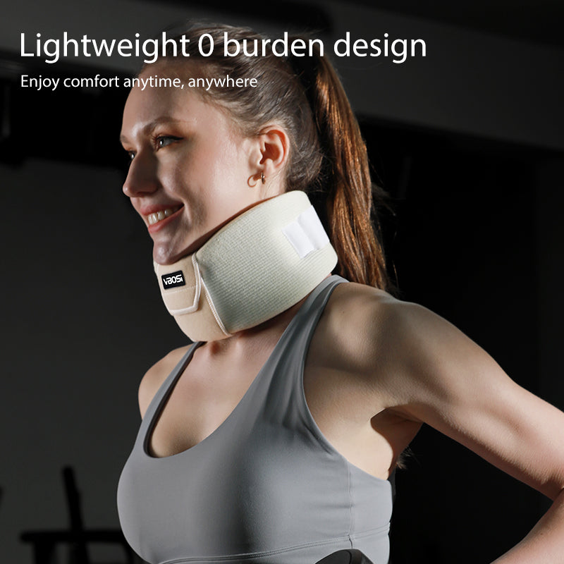JINGBA SUPPORT 1722 Respirant Réglable Éponge Tricot Soutien Du Cou Col Cervical Soulagement De La Douleur Du Cou Orthèse Voyage Oreiller Ceinture