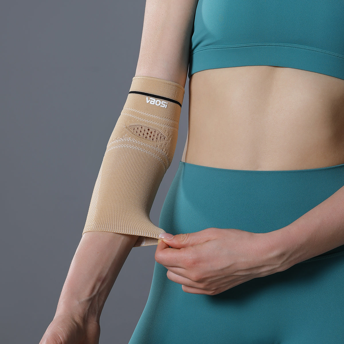 VBOSi 1 Pair Breathable Elastic Elbow Sleeve