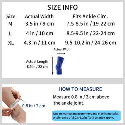 VBOSi 1 Pair Breathable Compression Ankle Sleeve