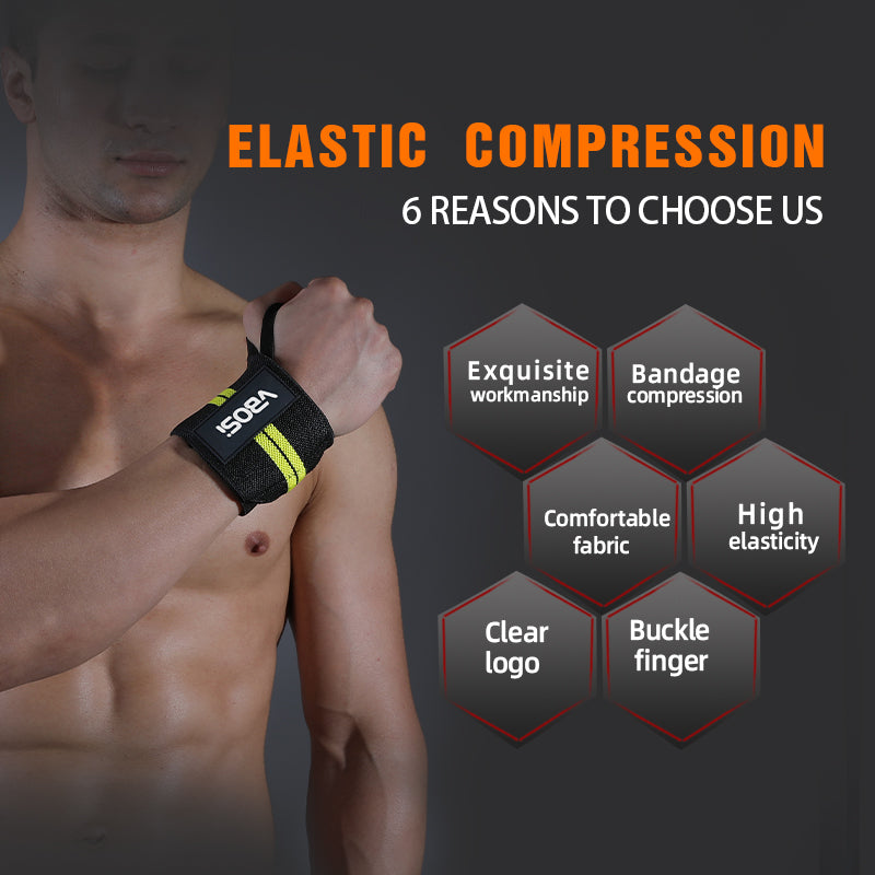 VBOSi 1 Pair Elastic Wrist Support Band