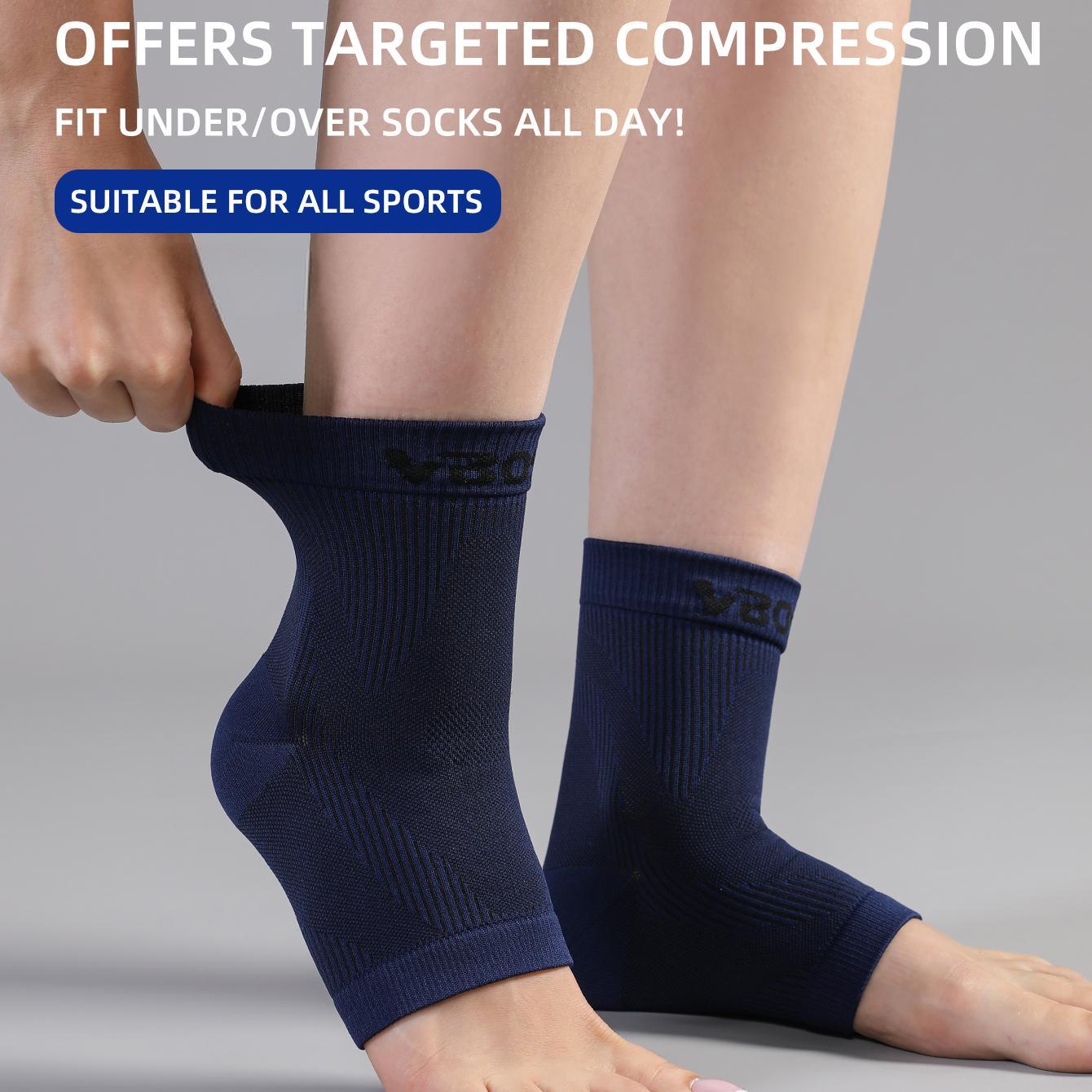 VBOSI 1 Pair Non-slip Stretch Knit Ankle Sleeve