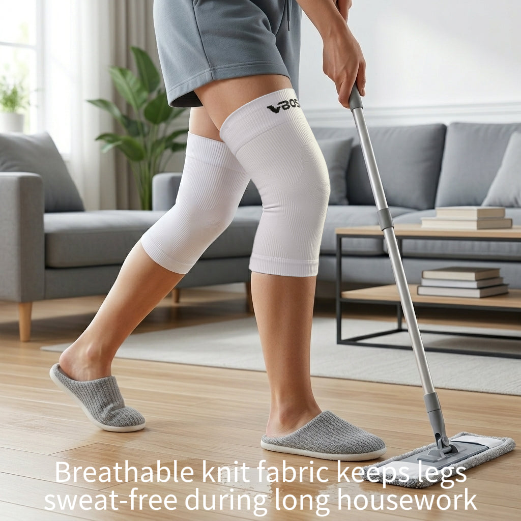 VBOSi 1 Pair High-Stretch Knitted Breathable Knee Sleeve