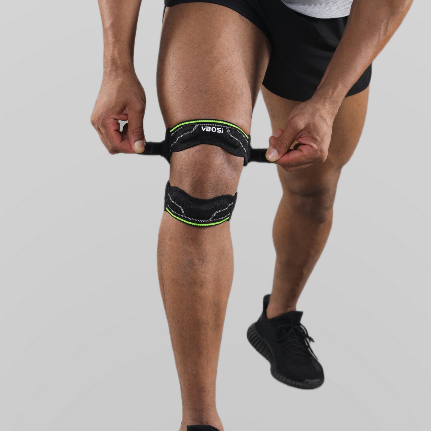 VBOSi 1 Piece Knee Support Silicone Shock Absorption Brace