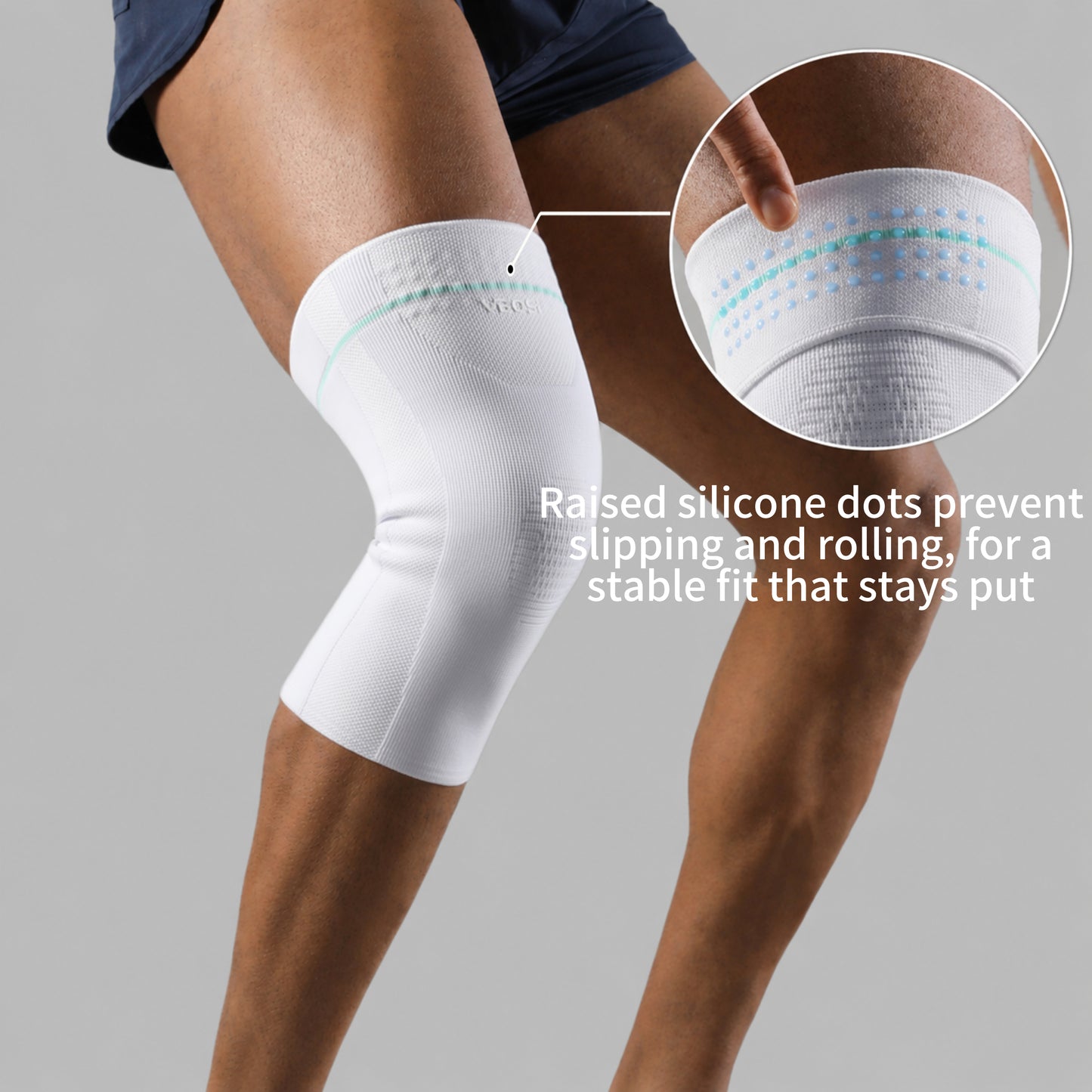 VBOSi Elastic Anti Slip Breathable Knee Sleeve