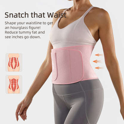 VBOSi Silver-Coated Neoprene Waist Trainer Belt