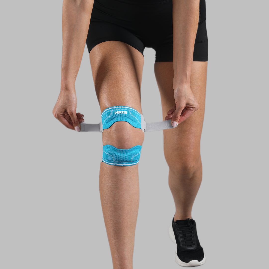 VBOSi 1 Piece Knee Support Silicone Shock Absorption Brace
